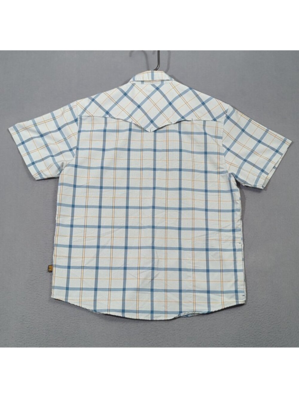 Howler Bros Shirt Mens M Multicolor Plaid H Bar B Snapshirt Western Short Sleeve - Picture 7 of 10